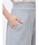 ZIPスウェットワイドフレアパンツ