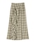 チェックラッフルスカート