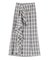 チェックラッフルスカート