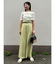 バイカラーベルトパンツ