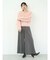 ウールブレンドツイードワイドパンツ