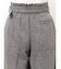 ウールブレンドツイードワイドパンツ