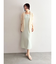 ドロップディティールサテンキャミワンピース
