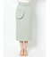アシンメトリーペプラムスカート