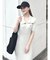 追加生産【POLO BCSコラボ】カラーネックメランジケーブルニットワンピース