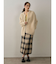 ロービングチェックナロースカート