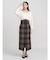 ロービングチェックナロースカート