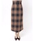 ロービングチェックナロースカート