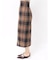 ロービングチェックナロースカート