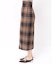 ロービングチェックナロースカート