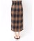 ロービングチェックナロースカート