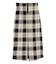 ロービングチェックナロースカート
