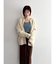スエードライクジップIラインスカート