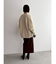 スエードライクジップIラインスカート