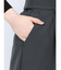 アシンメトリーバックベルトパンツ