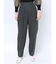 アシンメトリーバックベルトパンツ