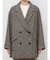 ネップツイードオーバージャケットコート