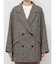 ネップツイードオーバージャケットコート
