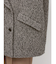 ネップツイードオーバージャケットコート