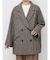 ネップツイードオーバージャケットコート