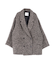 ネップツイードオーバージャケットコート