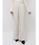 ウエストアシンメトリーセミフレアパンツ
