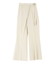 ウエストアシンメトリーセミフレアパンツ