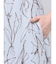 アシンメトリーネックラインプリントワンピース