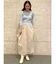 アシンメトリーコクーンスカート