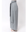 ウエストリボン2タックワイドパンツ