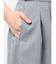 ウエストリボン2タックワイドパンツ