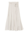 コットンシフォンフレアスカート