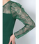 【WEB限定】LADYスリーブレースカッティングドレス