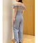 LADYフリルオフショルコンビネゾン