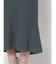 アシンメトリーヘムニットスカート