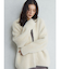 【REVIVAL】【WEB限定カラーあり】ミニシャギーセッケツニットカーデ