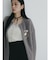 【REVIVAL】【WEB限定カラーあり】ミニシャギーセッケツニットカーデ