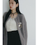 【REVIVAL】【WEB限定カラーあり】ミニシャギーセッケツニットカーデ