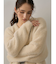 【REVIVAL】【WEB限定カラーあり】ミニシャギーセッケツニットカーデ