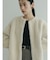 【REVIVAL】【WEB限定カラーあり】ミニシャギーセッケツニットカーデ