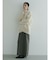 【REVIVAL】【WEB限定カラーあり】ミニシャギーセッケツニットカーデ