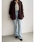 【REVIVAL】【WEB限定カラーあり】ミニシャギーセッケツニットカーデ
