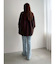 【REVIVAL】【WEB限定カラーあり】ミニシャギーセッケツニットカーデ