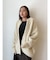 【REVIVAL】【WEB限定カラーあり】ミニシャギーセッケツニットカーデ