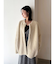【REVIVAL】【WEB限定カラーあり】ミニシャギーセッケツニットカーデ