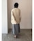 【REVIVAL】【WEB限定カラーあり】ミニシャギーセッケツニットカーデ