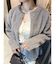 【REVIVAL】【WEB限定カラーあり】ミニシャギーセッケツニットカーデ