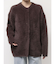 【REVIVAL】【WEB限定カラーあり】ミニシャギーセッケツニットカーデ