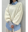 アルパカシャギーニットプルオーバー