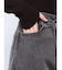 ウエストアシンメトリーデニムパンツ
